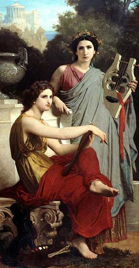 L'Art et la Litterature, William-Adolphe Bouguereau